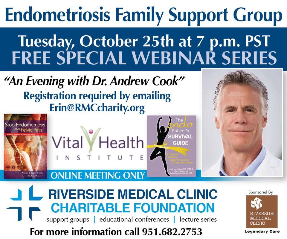 RMC Endo Support Group Webinar with Dr Cook
